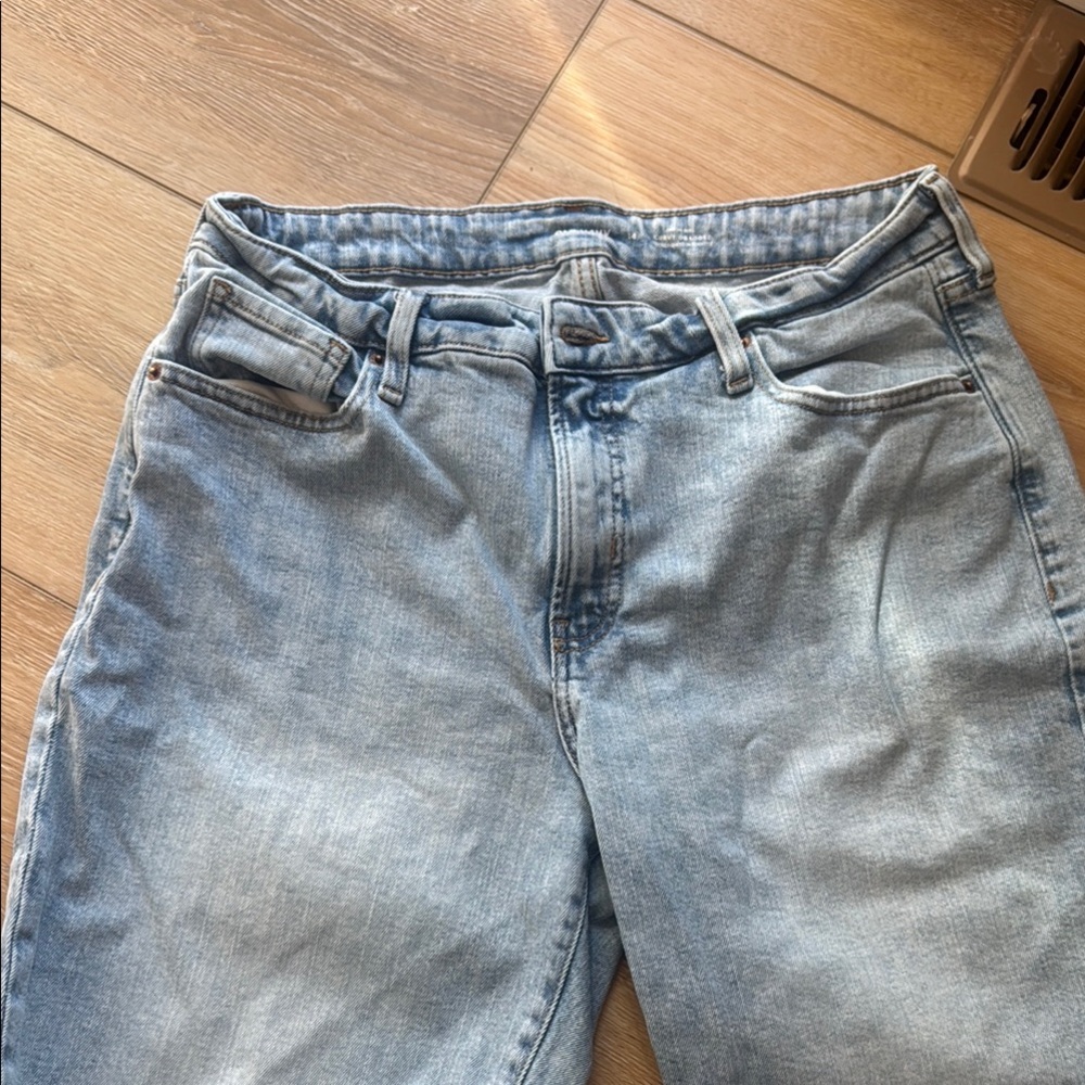 Old Navy Curvy OG Loose Blue Denim Jeans